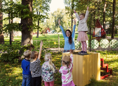 <b>Liikumisrõõm värskes õhus:</b> <BR>tule Miiamilla hoovi mängima!